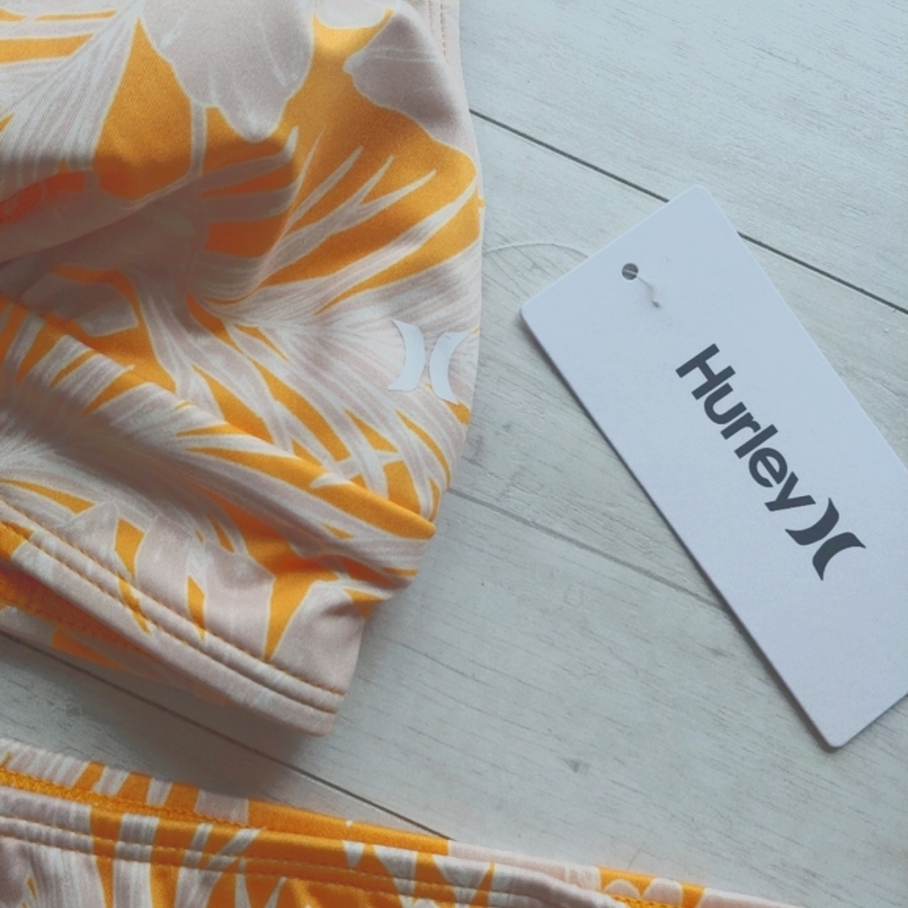 HURLEY NEW Tropical Sunburst Bikini Set - Picture 3 of 11